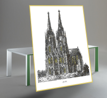 Dom Köln Kunstdruck
