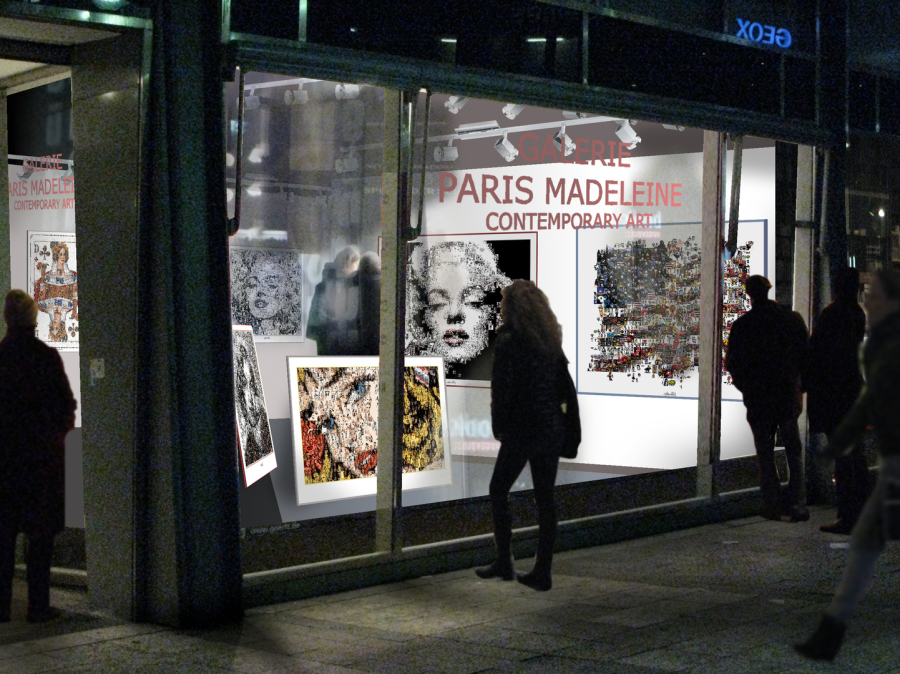 Kunsthandlung Schaufenster