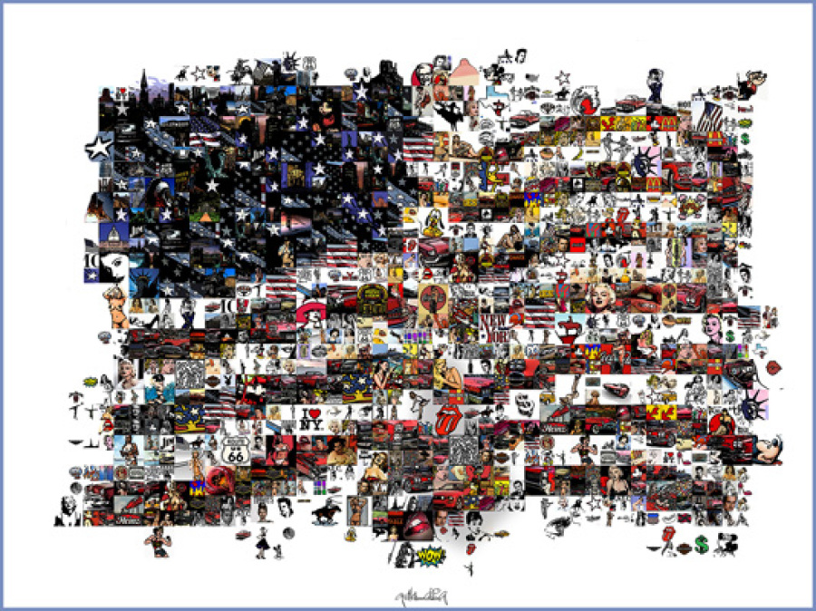 Stars + Sripes. Art Karlsruhe