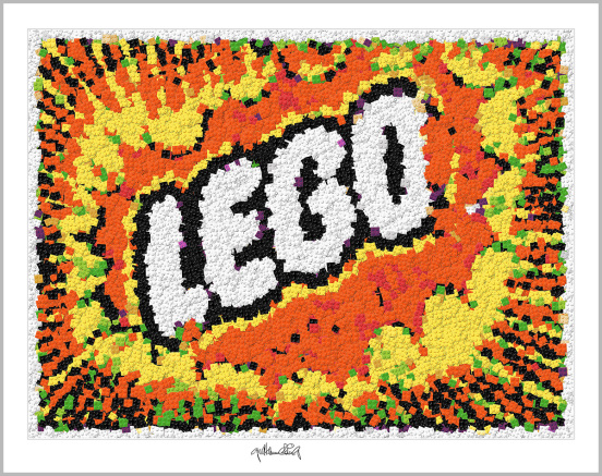 Pop Art, Comic Art, Art of Bricks, Brickart, Kunst mit Lego Steinen, Legokunstwerk, Legokunst, Lego Art, Legoart, Legokunst, Bilder aus Legosteinen