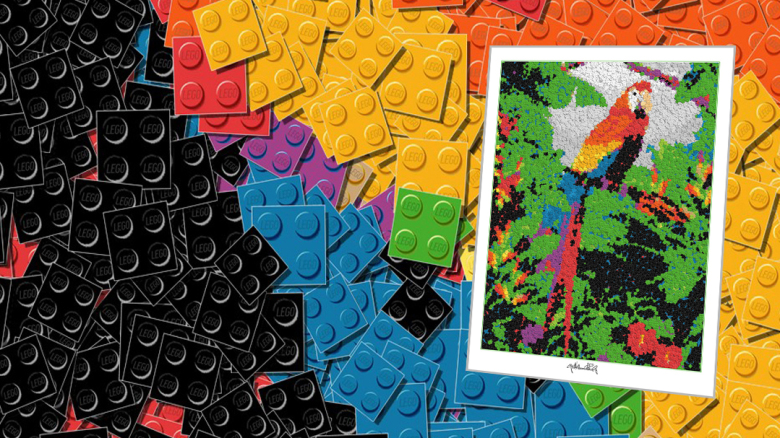 Pop Art, Comic Art, Art of Bricks, Brickart, Kunst mit Lego Steinen, Legokunstwerk, Legokunst, Lego Art, Legoart, Legokunst, Bilder aus Legosteinen